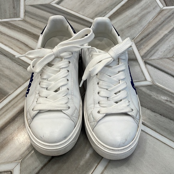 Louis Vuitton Time Out Sneakers white and navy - Picture 3 of 16
